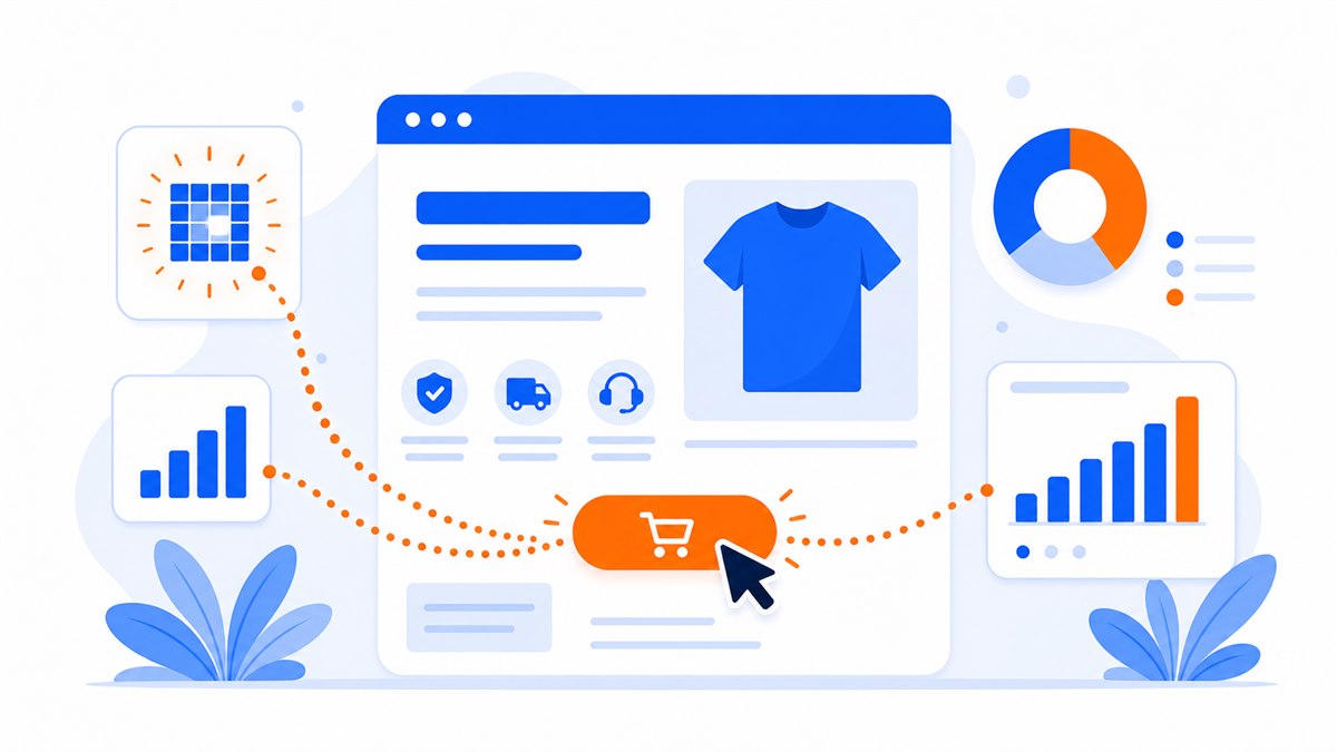 Minh hoạ gắn Pixel và theo dõi chuyển đổi trên landing page quảng cáo